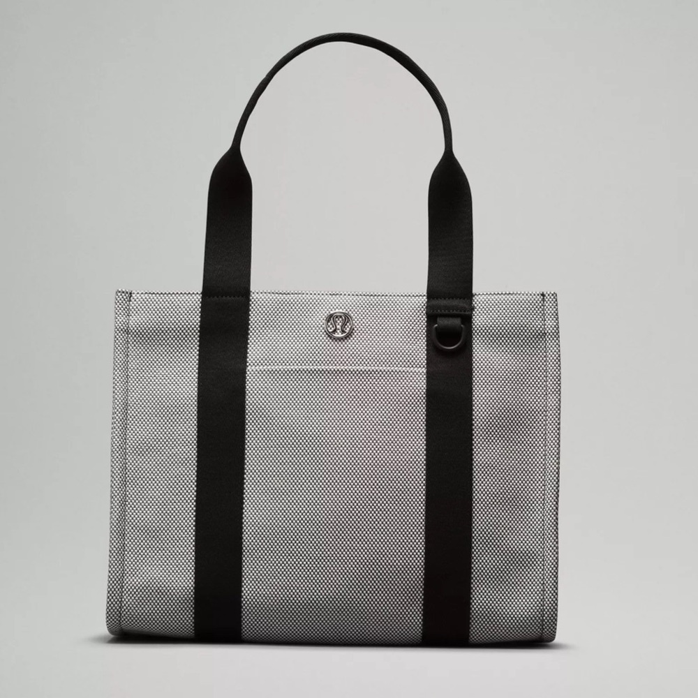 Lululemon Two-Tone Canvas Tote - Size:10L
